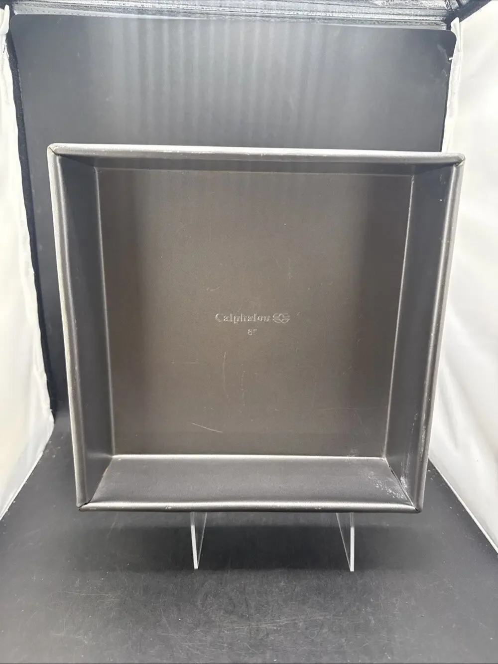 Calphalon 8” Square Nonstick Cake Brownie Baking Pan Heavy Gauge Steel USA